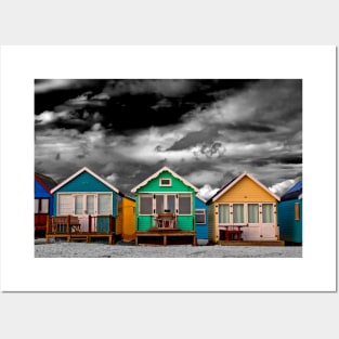 Beach Huts Hengistbury Head Bournemouth Dorset UK Posters and Art